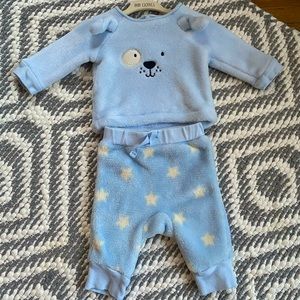 ABSORBA light blue two-piece for 0-3 month